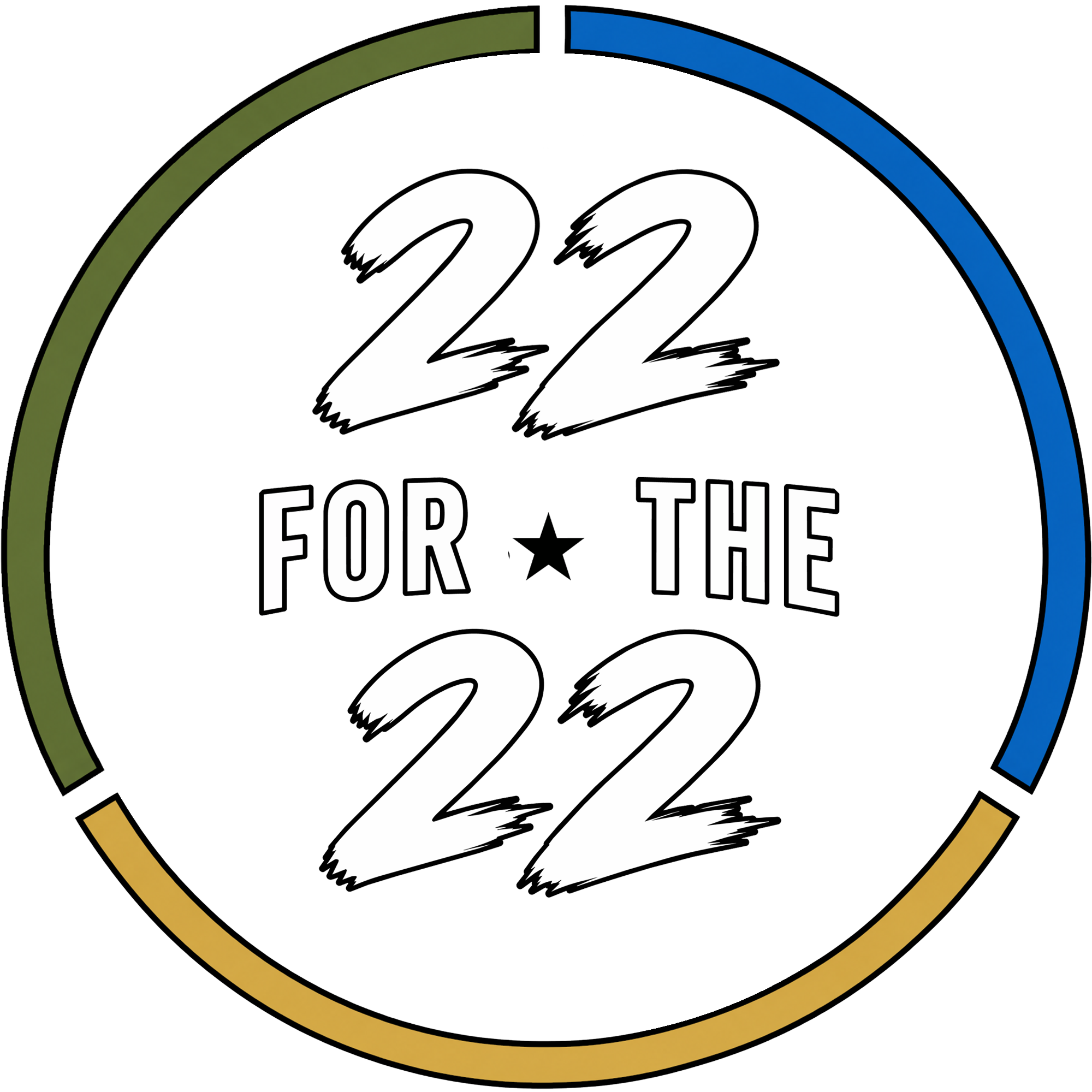 Logo Badge — 22 For the 22 promo graphic