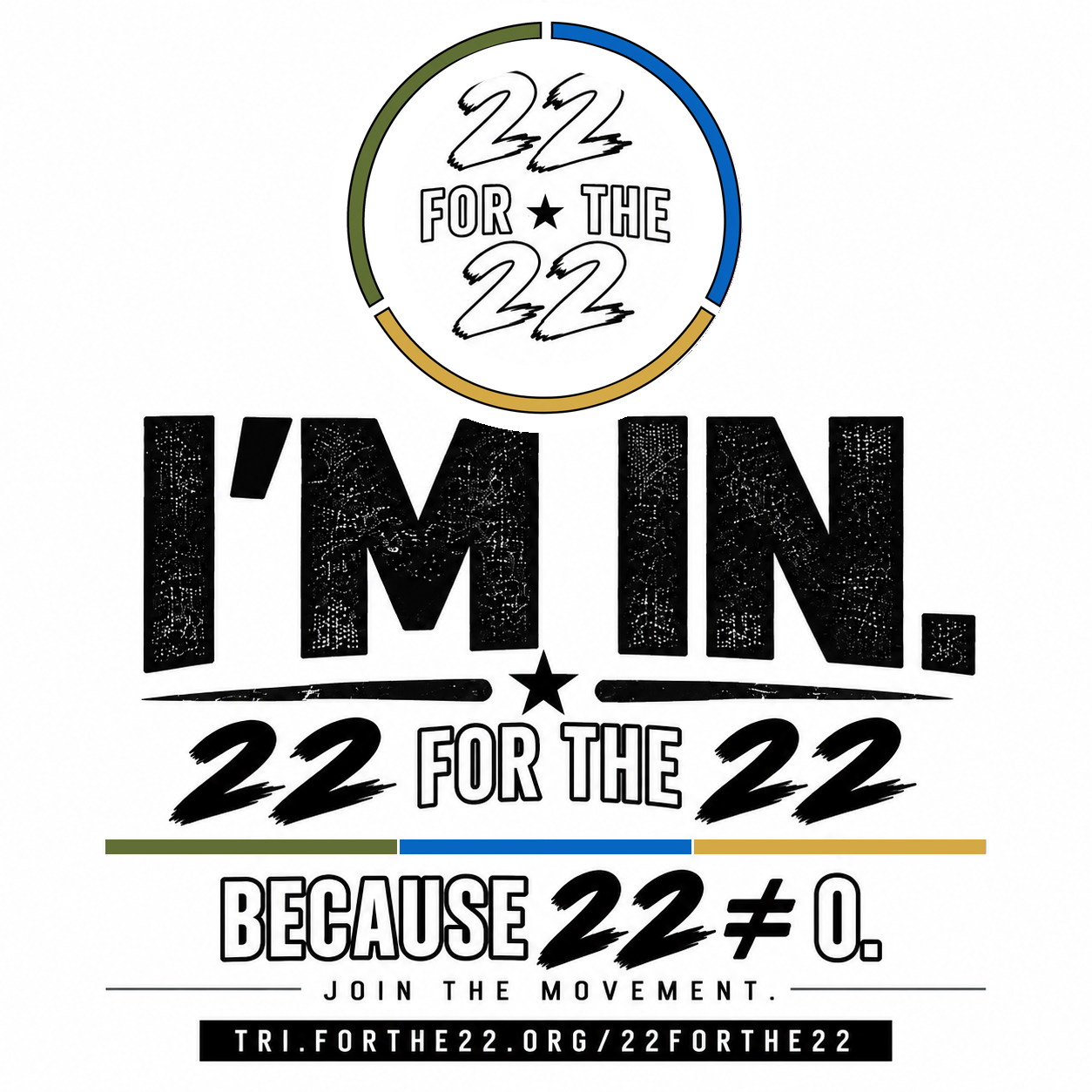 I'm In. — 22 For the 22 promo graphic